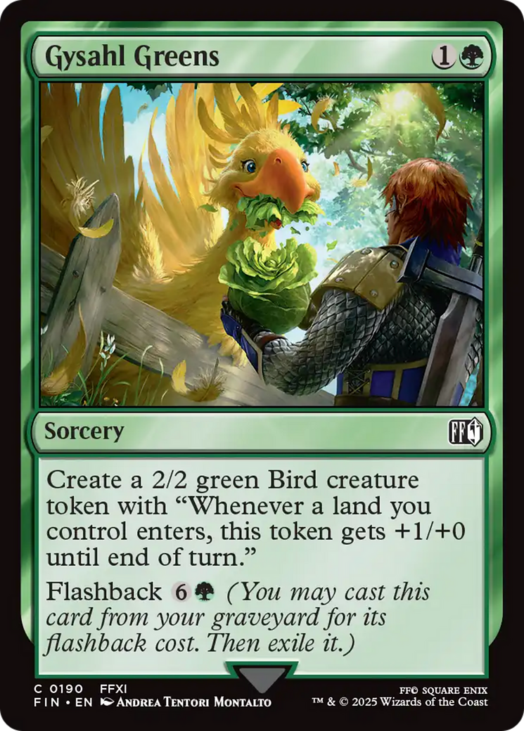 Gysahl Greens [FINAL FANTASY] | Magic Magpie