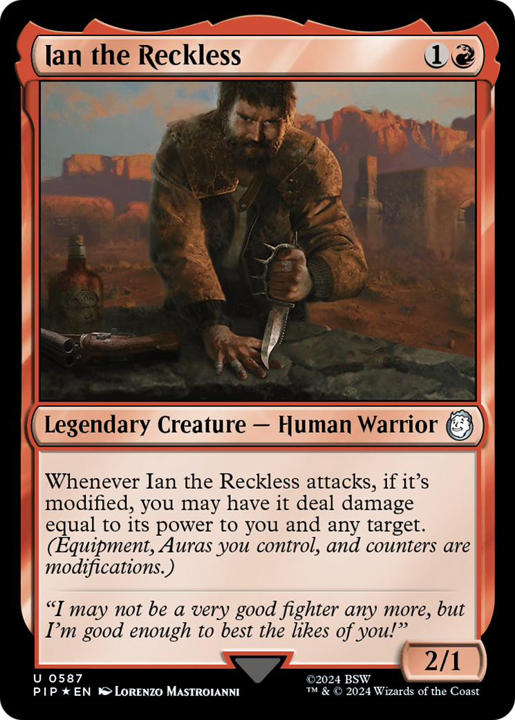 Ian the Reckless (Surge Foil) [Fallout] | Magic Magpie