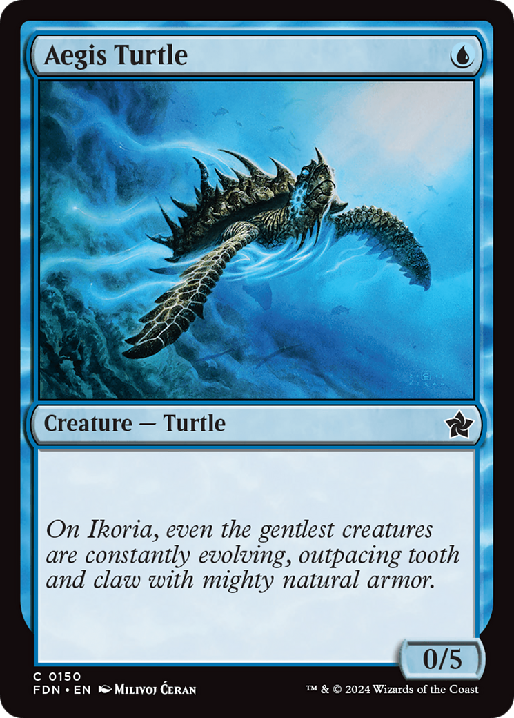 Aegis Turtle [Foundations] | Magic Magpie