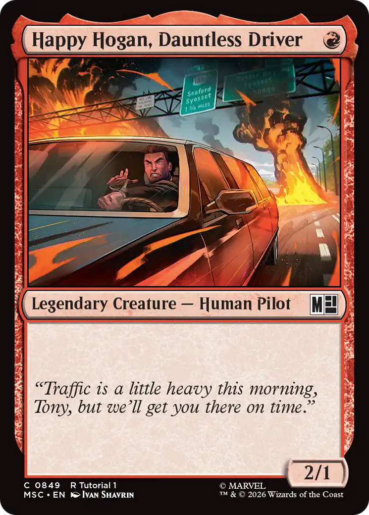 Happy Hogan, Dauntless Driver (0849) [Marvel Super Heroes Commander] | Magic Magpie