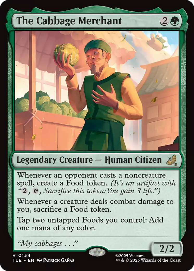 The Cabbage Merchant [Avatar: The Last Airbender: Eternal-Legal] | Magic Magpie