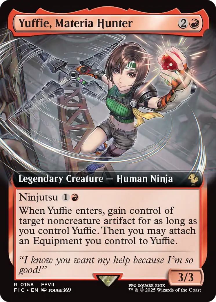 Yuffie, Materia Hunter (Extended Art) [FINAL FANTASY Commander] | Magic Magpie