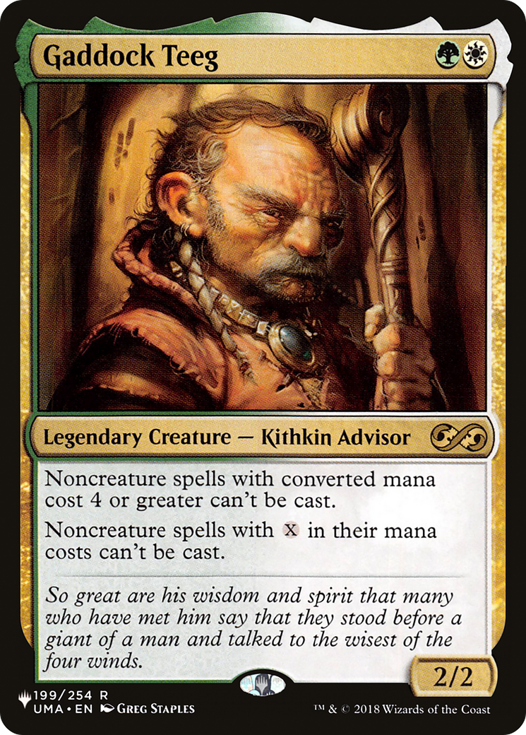 Gaddock Teeg [The List] | Magic Magpie