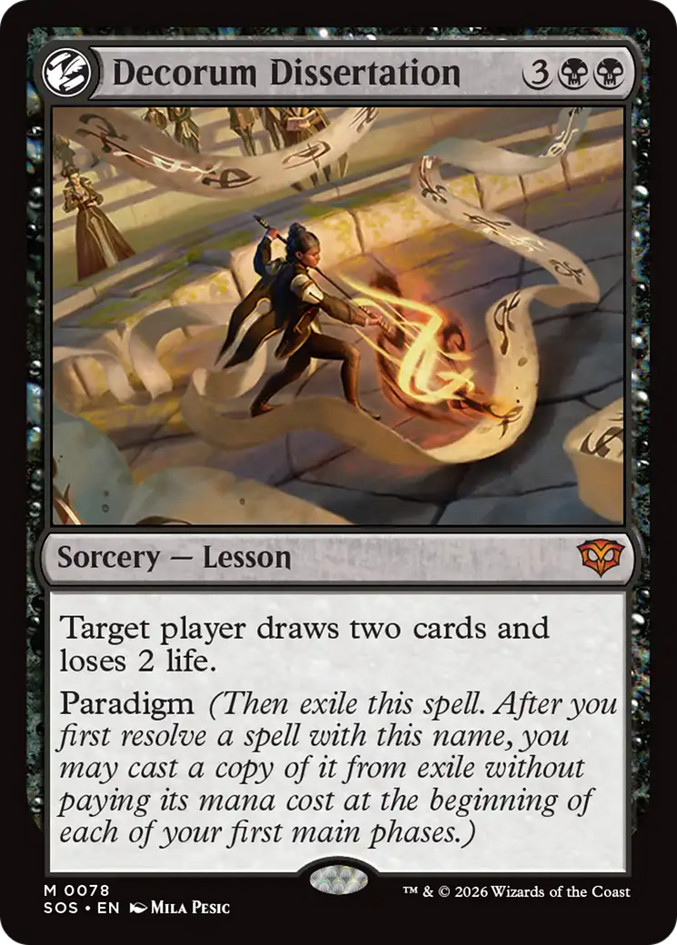 Decorum Dissertation [Secrets of Strixhaven] | Magic Magpie