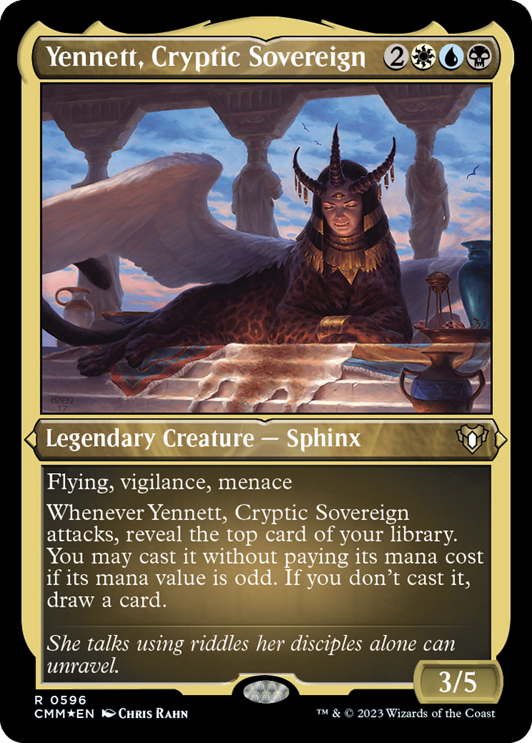 Yennett, Cryptic Sovereign (Foil Etched) [Commander Masters] | Magic Magpie