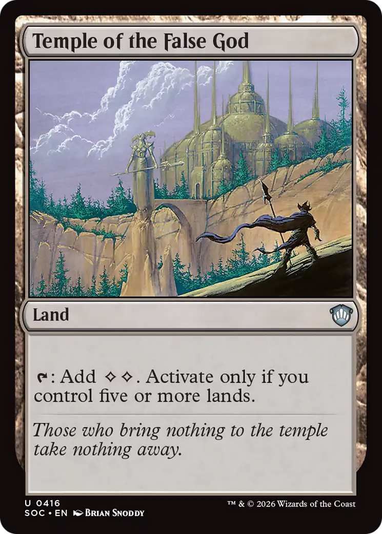 Temple of the False God [Secrets of Strixhaven Commander] | Magic Magpie