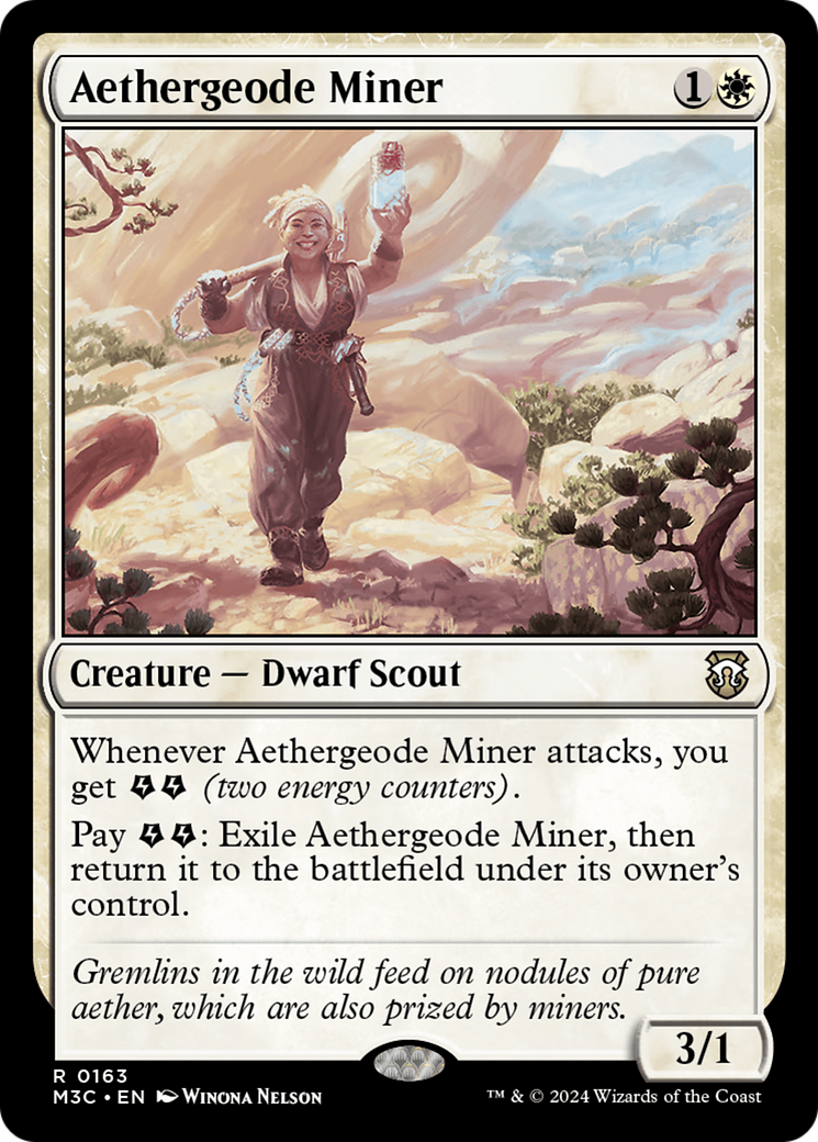 Aethergeode Miner [Modern Horizons 3 Commander] | Magic Magpie