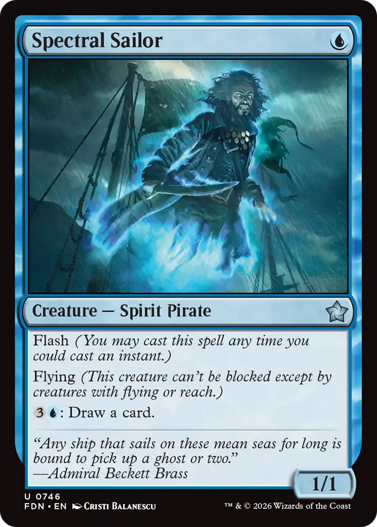 Spectral Sailor (0746) [Foundations] | Magic Magpie
