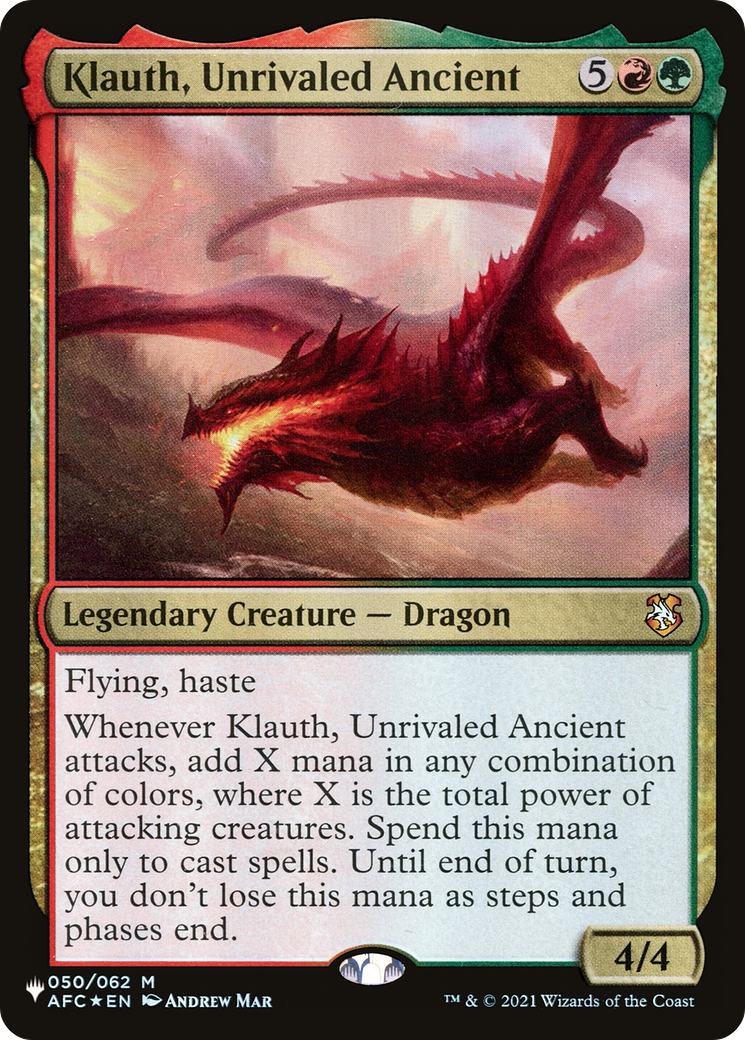 Klauth, Unrivaled Ancient [The List] | Magic Magpie