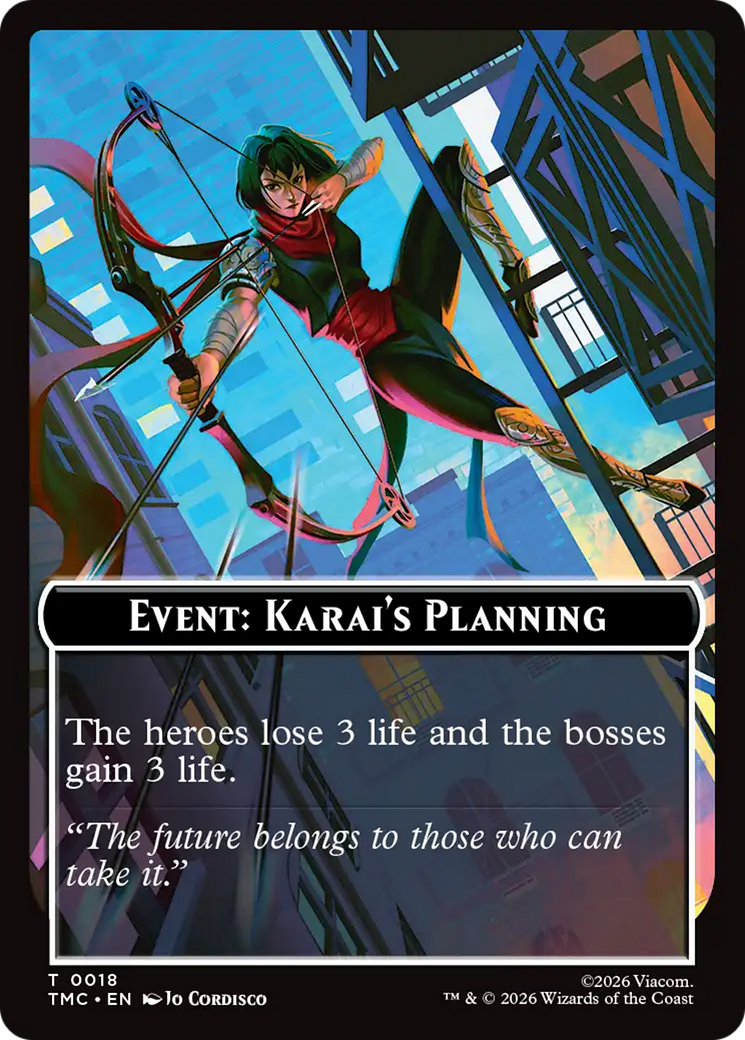 Event: Karai's Planning [Teenage Mutant Ninja Turtles Commander Tokens] | Magic Magpie