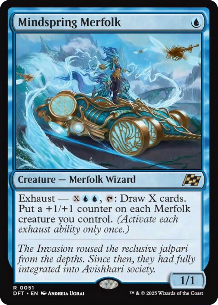 Mindspring Merfolk [Aetherdrift] | Magic Magpie