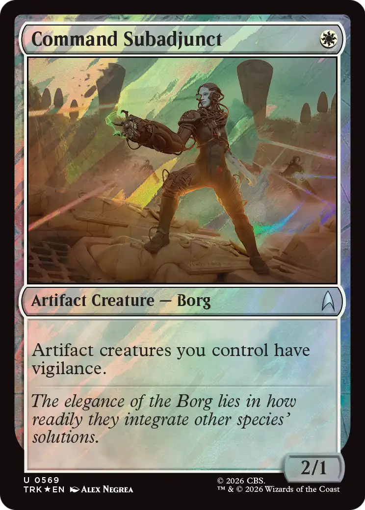 Command Subadjunct (Surge Foil) [Star Trek] | Magic Magpie