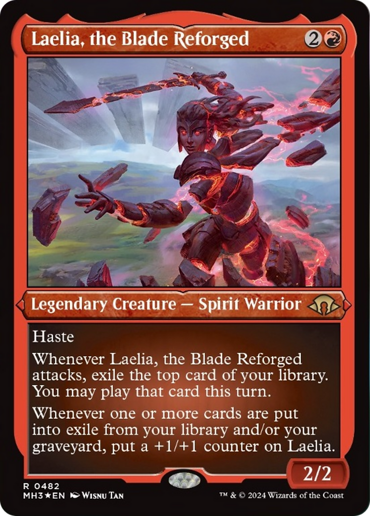 Laelia, the Blade Reforged (Foil Etched) [Modern Horizons 3] | Magic Magpie