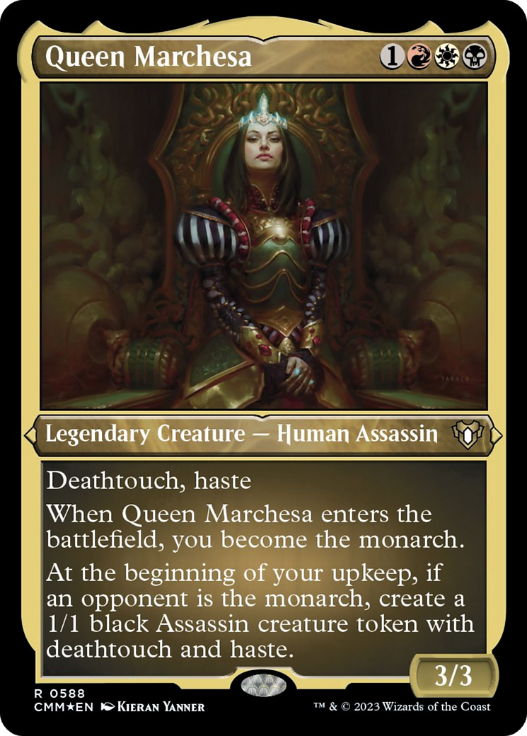 Queen Marchesa (Foil Etched) [Commander Masters] | Magic Magpie