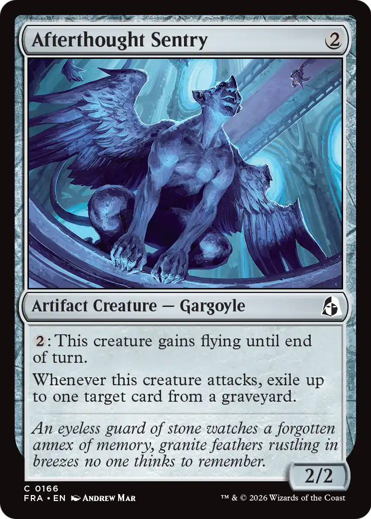 Afterthought Sentry [Reality Fracture] | Magic Magpie