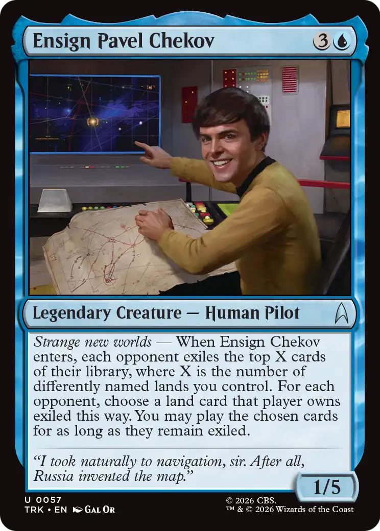 Ensign Pavel Chekov [Star Trek] | Magic Magpie