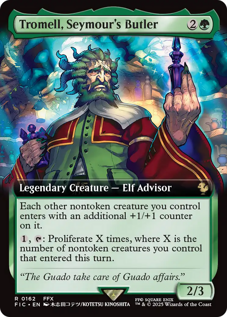 Tromell, Seymour's Butler (Extended Art) [FINAL FANTASY Commander] | Magic Magpie