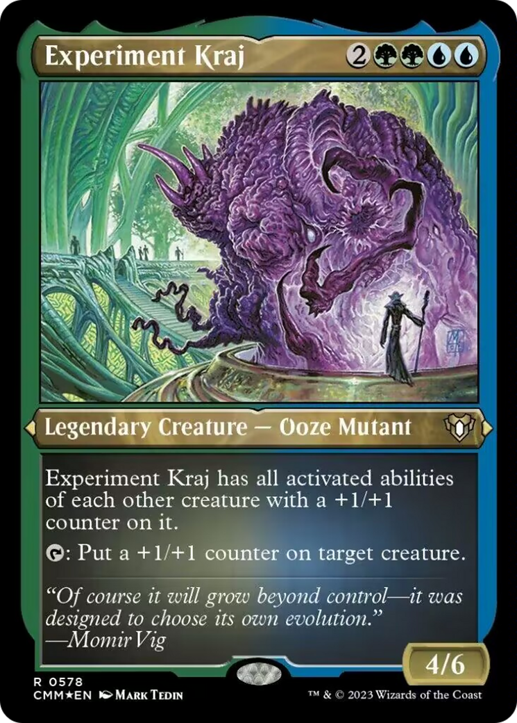 Experiment Kraj (Foil Etched) [Commander Masters] | Magic Magpie