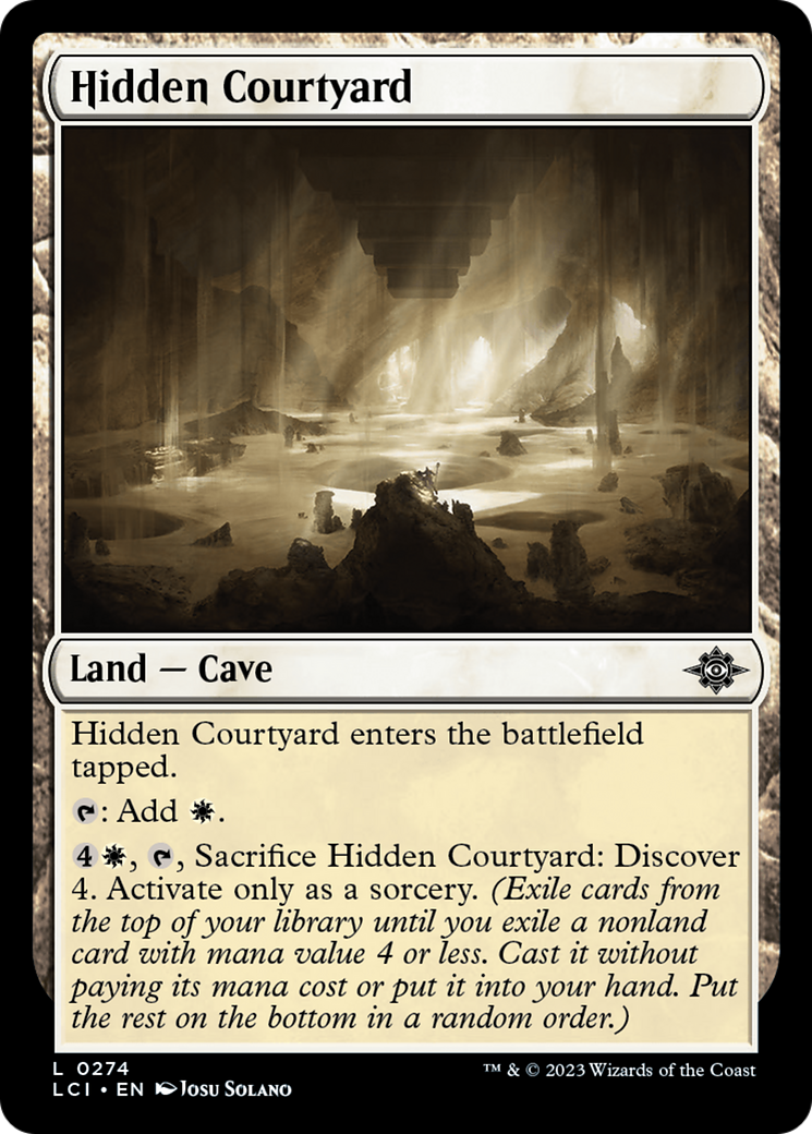 Hidden Courtyard [The Lost Caverns of Ixalan] | Magic Magpie