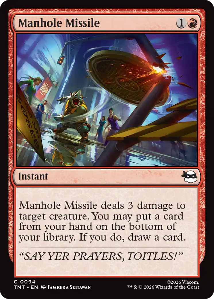 Manhole Missile [Teenage Mutant Ninja Turtles] | Magic Magpie
