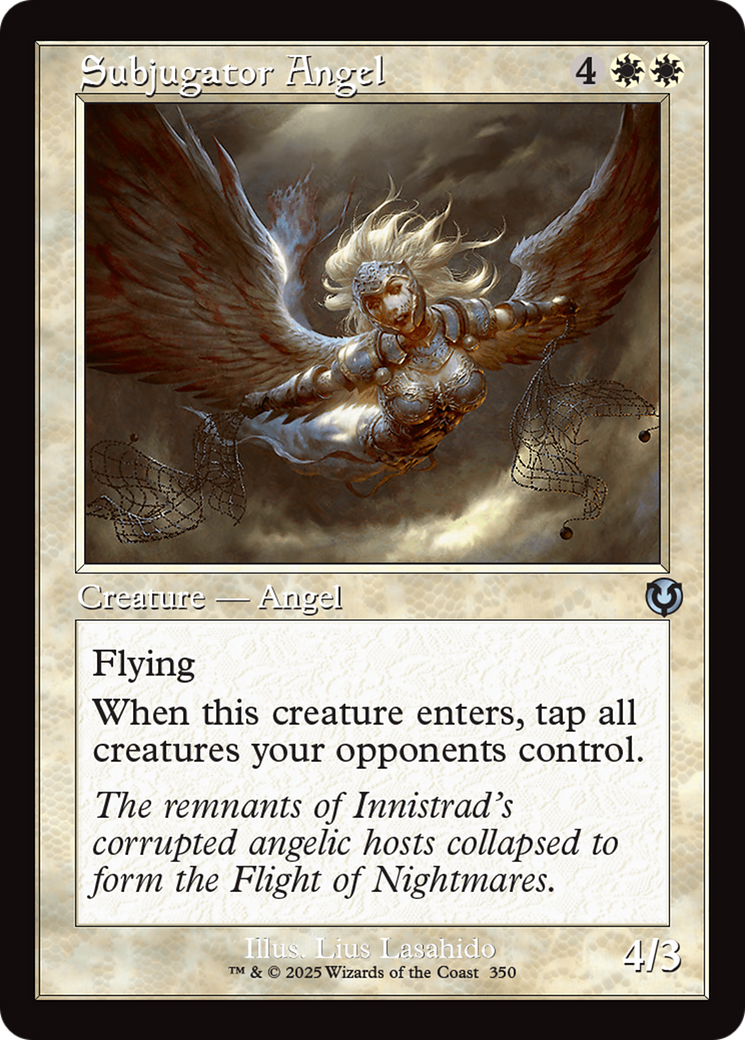 Subjugator Angel (Retro Frame) [Innistrad Remastered] | Magic Magpie