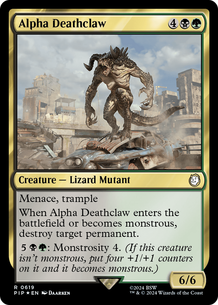 Alpha Deathclaw (Surge Foil) [Fallout] | Magic Magpie