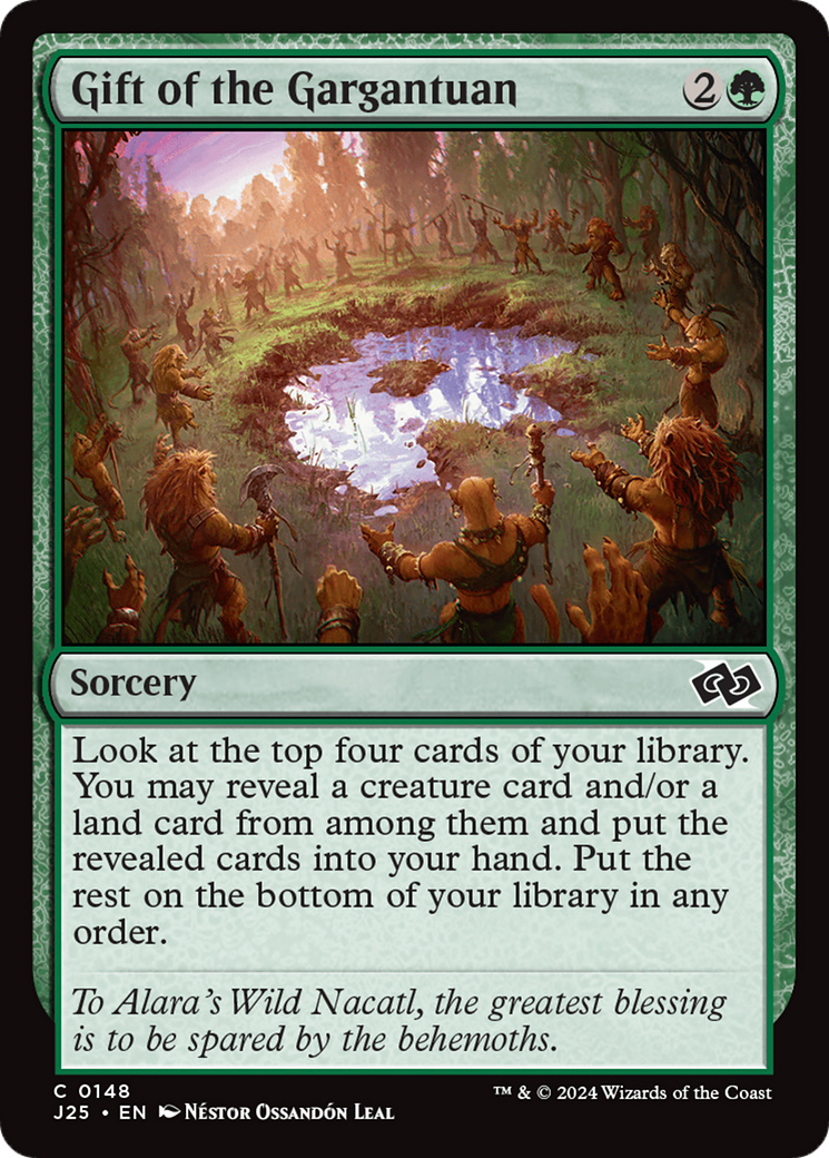 Gift of the Gargantuan [Foundations Jumpstart] | Magic Magpie