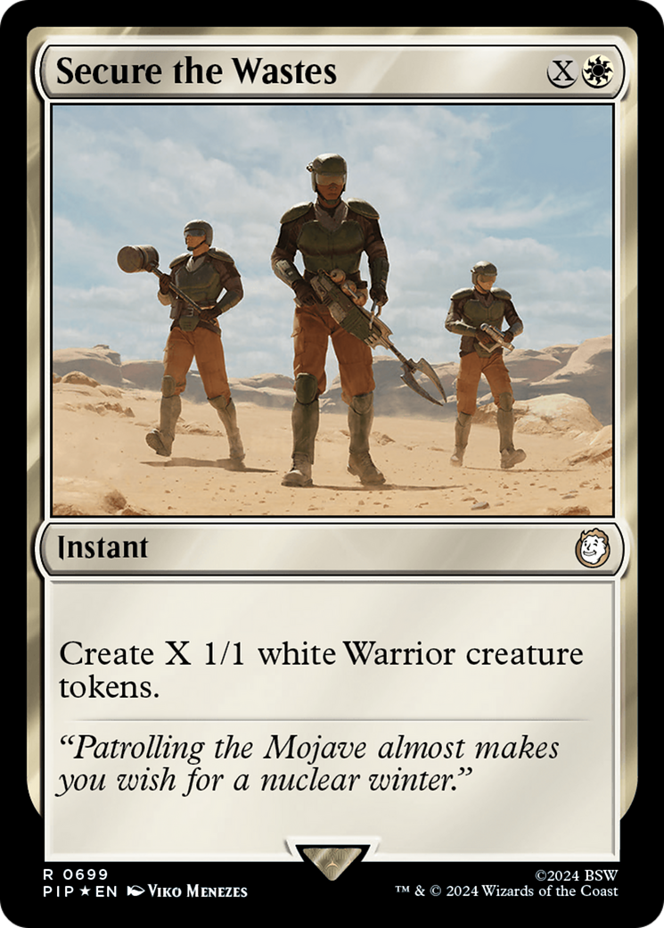 Secure the Wastes (Surge Foil) [Fallout] | Magic Magpie