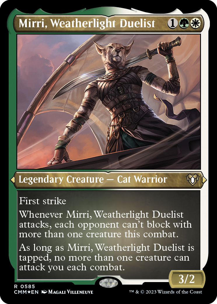 Mirri, Weatherlight Duelist (Foil Etched) [Commander Masters] | Magic Magpie