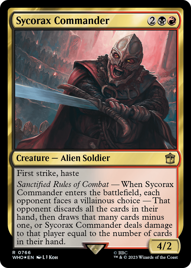 Sycorax Commander (Surge Foil) [Doctor Who] | Magic Magpie