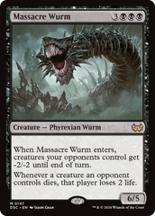 Massacre Wurm [Duskmourn: House of Horror Commander] | Magic Magpie