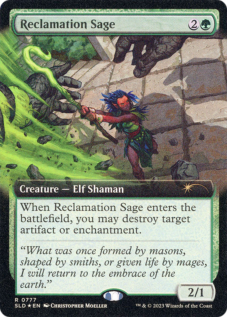 Reclamation Sage (Extended Art) [Secret Lair Drop Series] | Magic Magpie