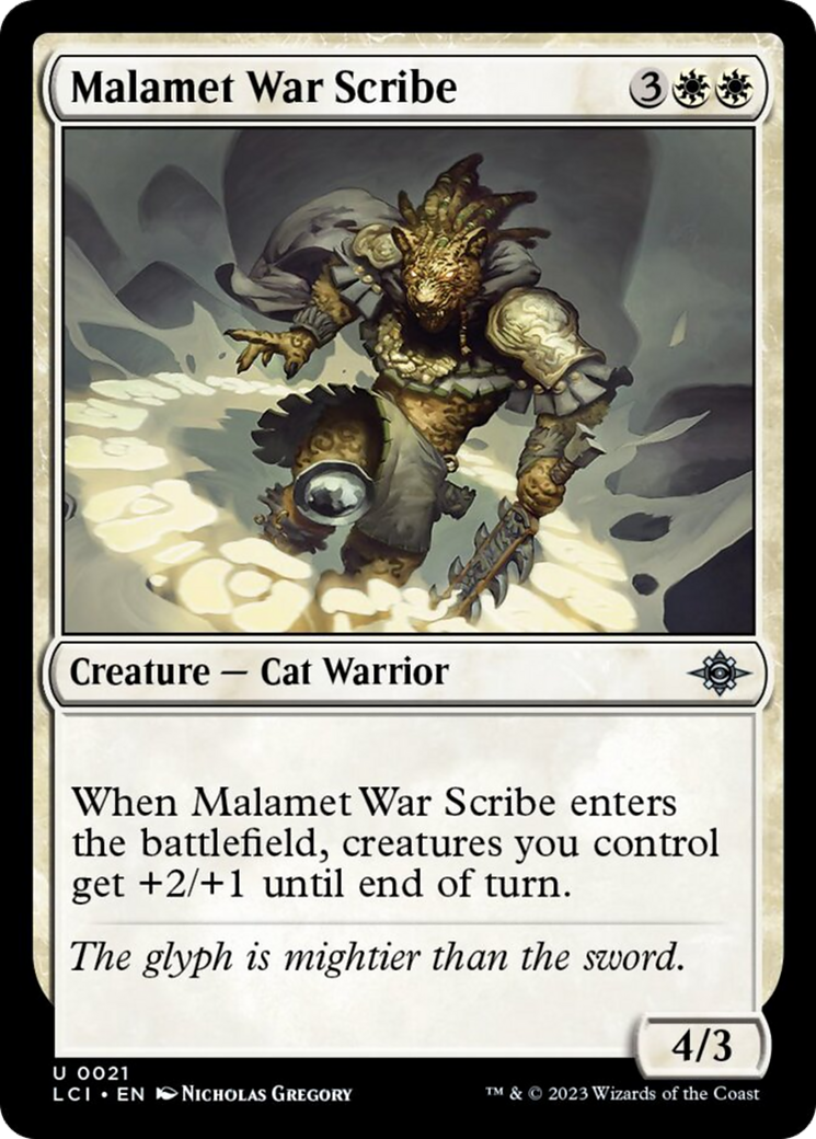 Malamet War Scribe [The Lost Caverns of Ixalan] | Magic Magpie