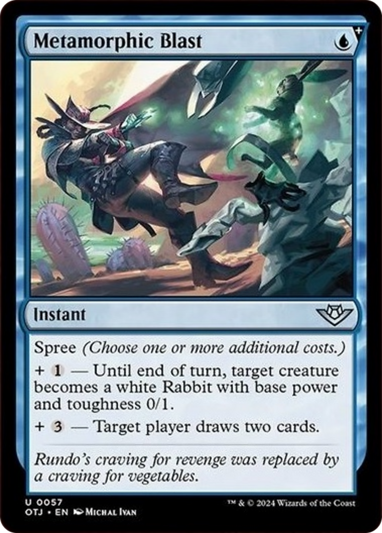 Metamorphic Blast [Outlaws of Thunder Junction] | Magic Magpie
