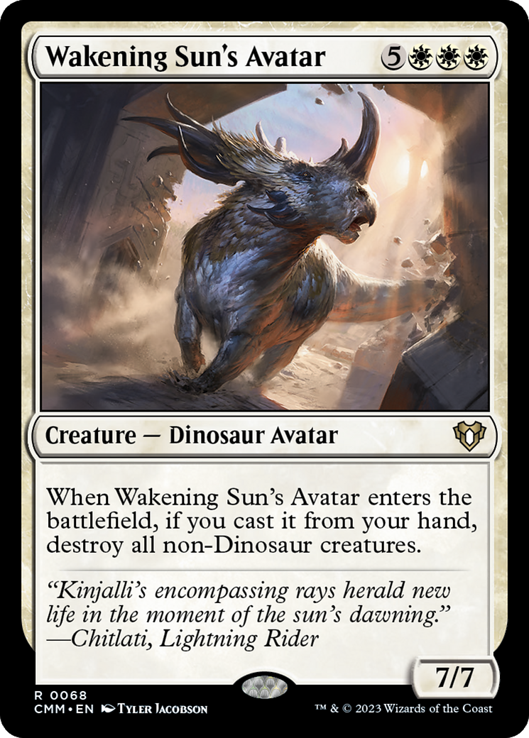 Wakening Sun's Avatar [Commander Masters] | Magic Magpie