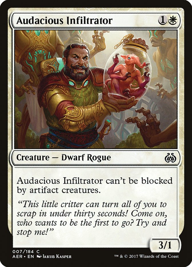Audacious Infiltrator [Aether Revolt] | Magic Magpie