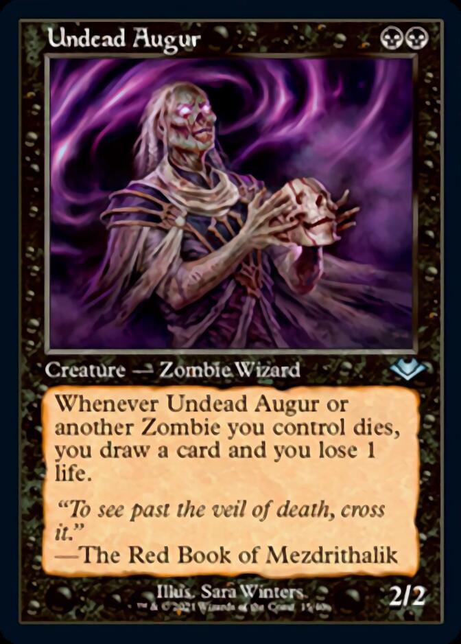 Undead Augur (Retro Foil Etched) [Modern Horizons] | Magic Magpie