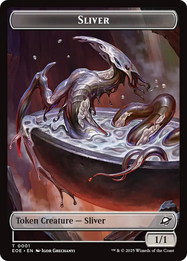 Robot // Sliver Double-Sided Token [Edge of Eternities Tokens] | Magic Magpie