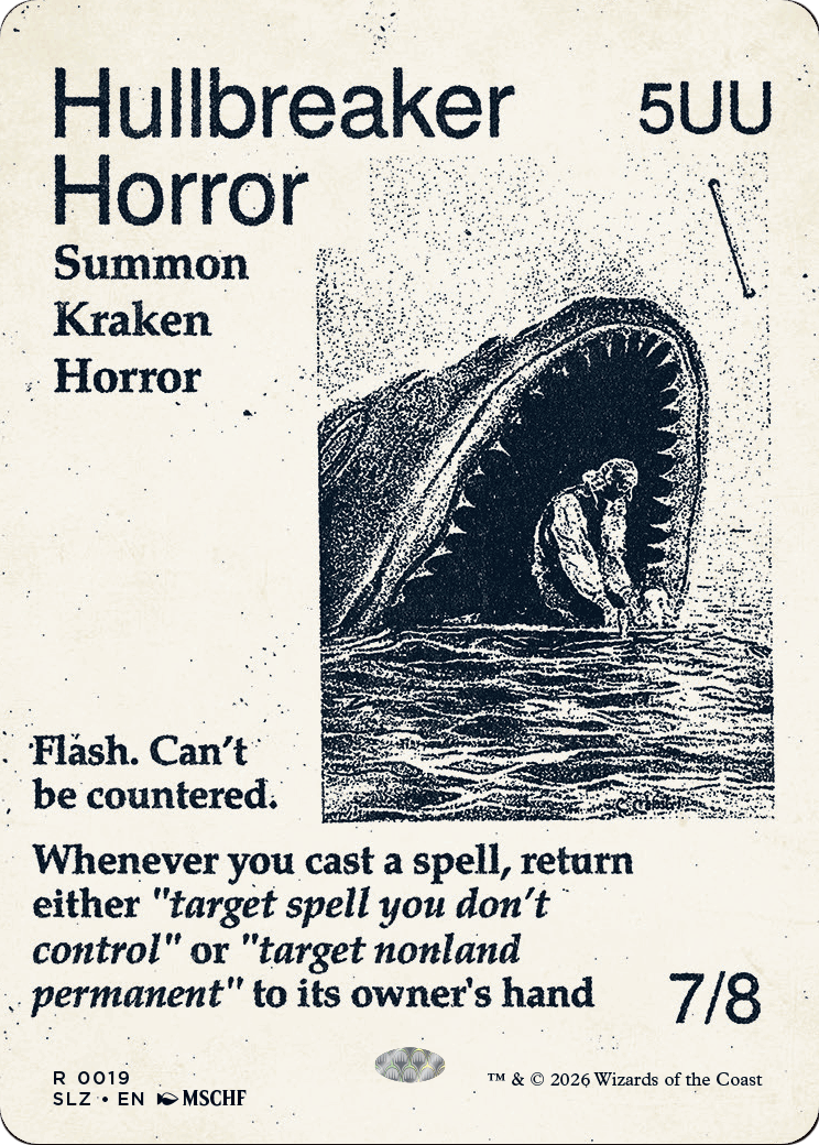 Hullbreaker Horror (0019) [Secret Lair x MSCHF: The Zeta Set] | Magic Magpie
