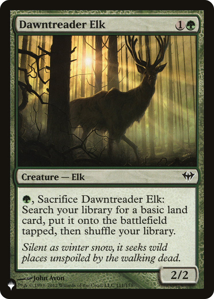 Dawntreader Elk [The List Reprints] | Magic Magpie