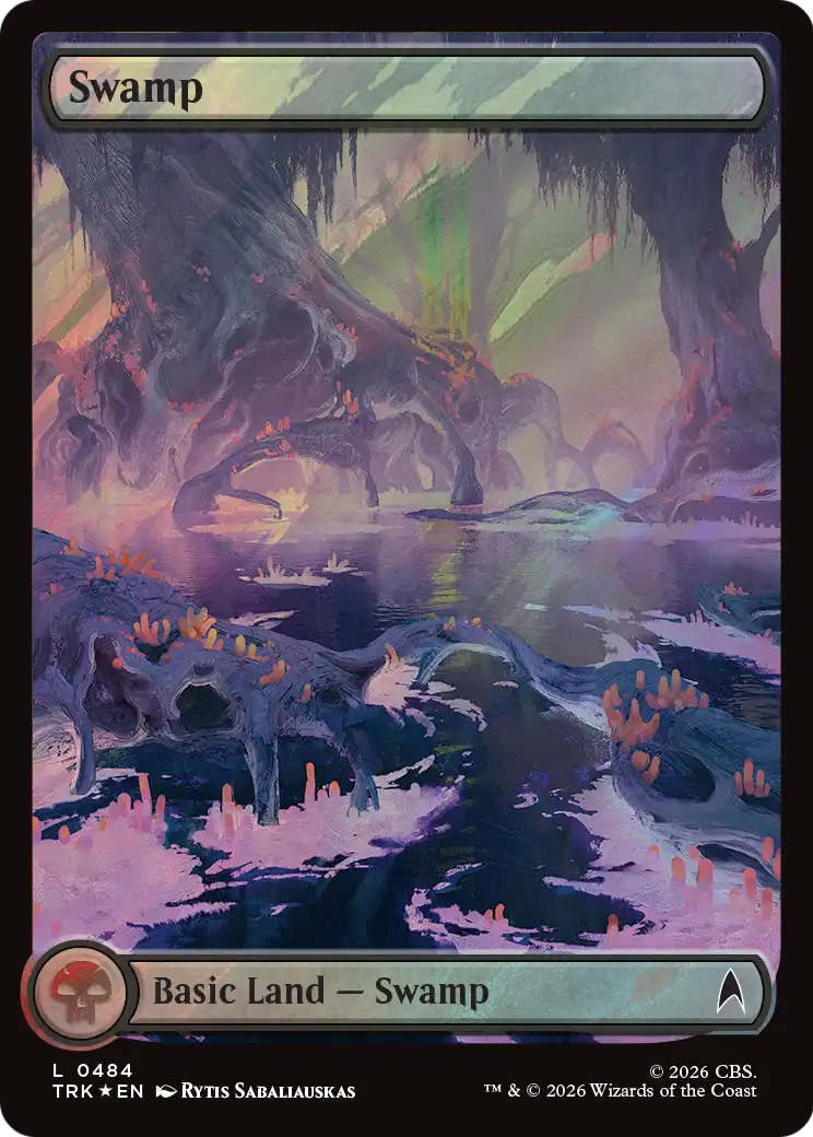 Swamp (0484) (Surge Foil) [Star Trek] | Magic Magpie