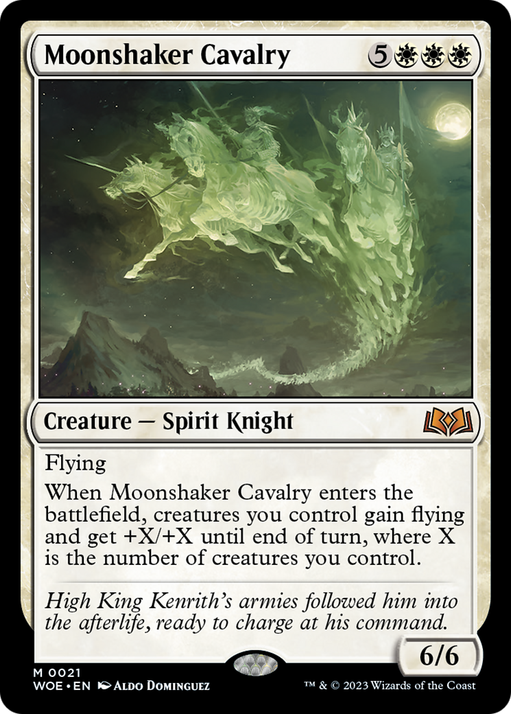 Moonshaker Cavalry [Wilds of Eldraine] | Magic Magpie