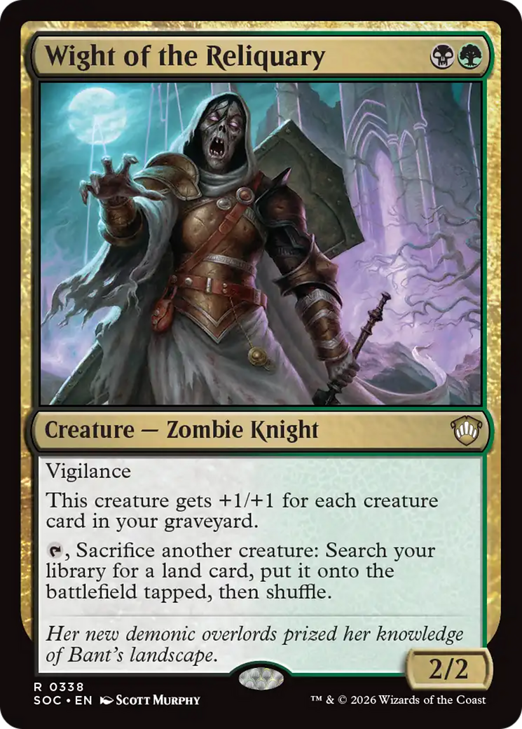 Wight of the Reliquary [Secrets of Strixhaven Commander] | Magic Magpie