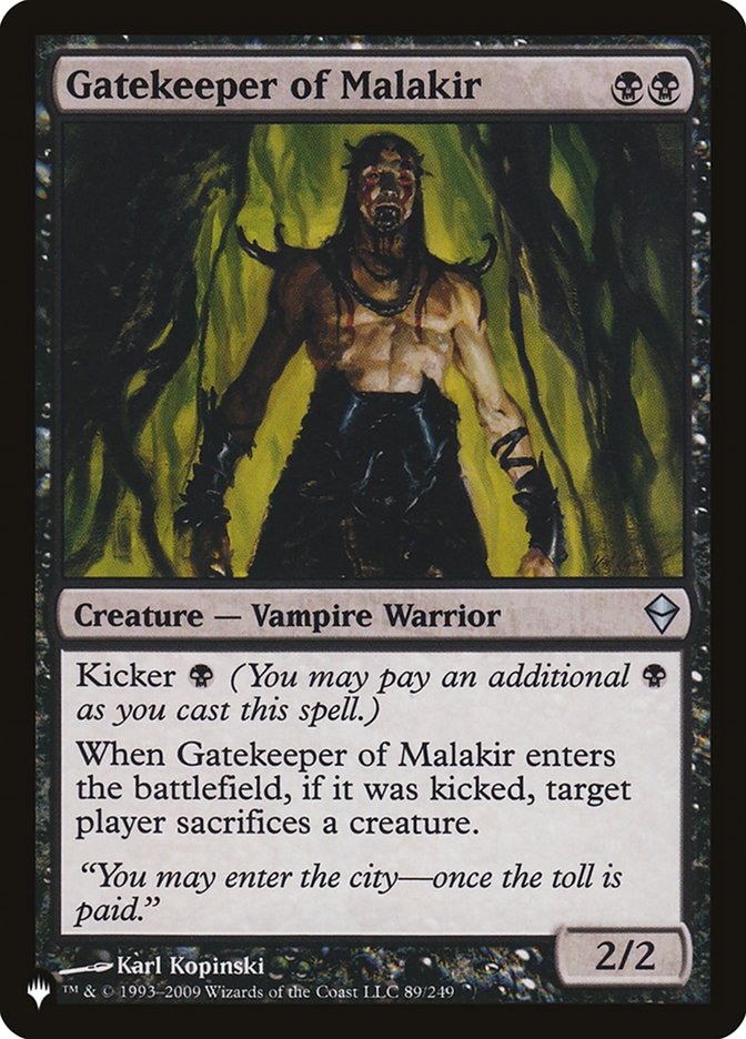 Gatekeeper of Malakir [The List] | Magic Magpie