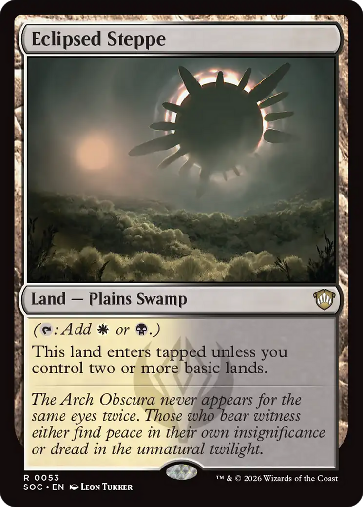 Eclipsed Steppe [Secrets of Strixhaven Commander] | Magic Magpie
