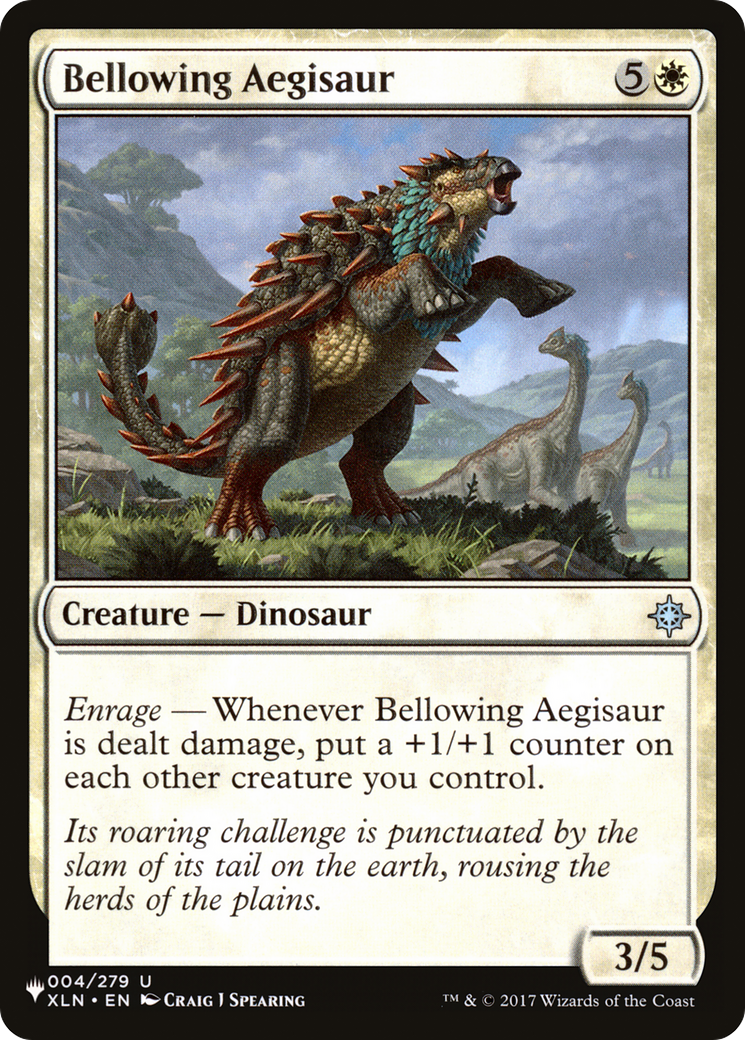 Bellowing Aegisaur [The List Reprints] | Magic Magpie