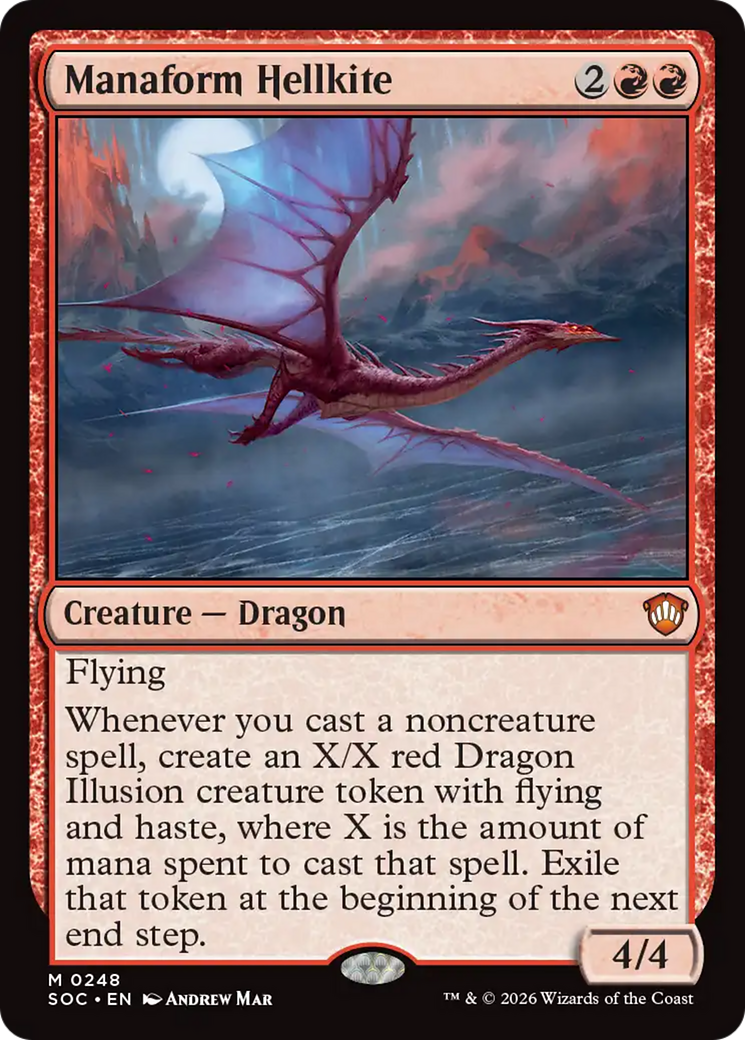 Manaform Hellkite [Secrets of Strixhaven Commander] | Magic Magpie