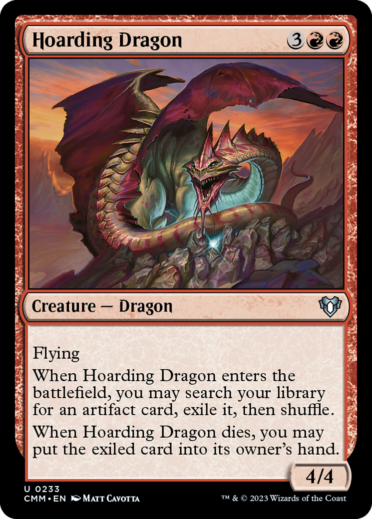 Hoarding Dragon [Commander Masters] | Magic Magpie