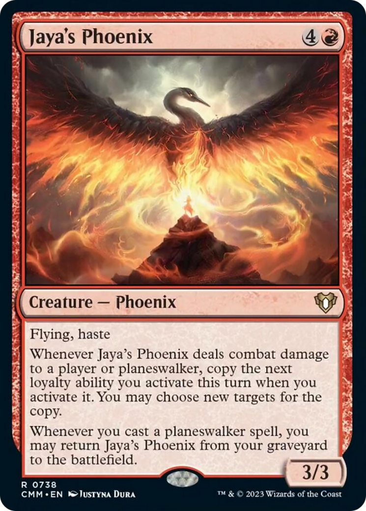 Jaya's Phoenix [Commander Masters] | Magic Magpie