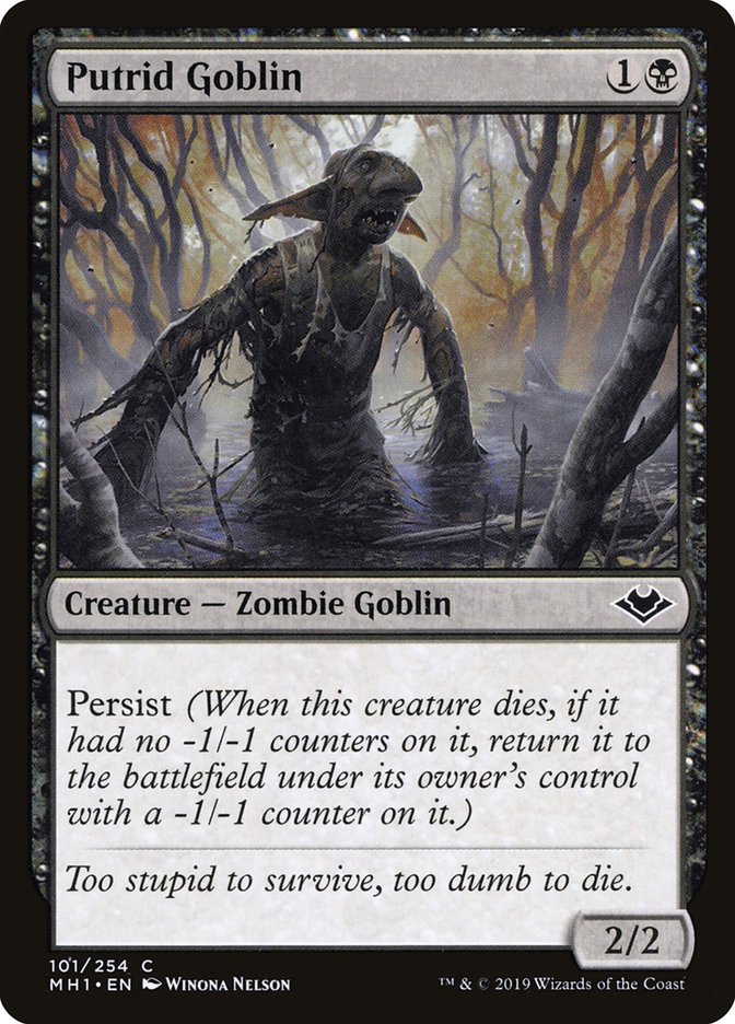 Putrid Goblin [Modern Horizons] | Magic Magpie